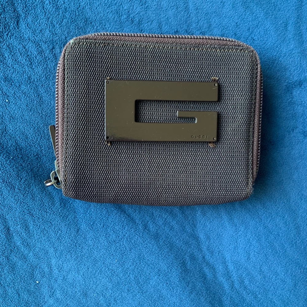 Authentic Gucci Compact Wallet Brown - image 1